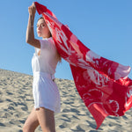 Petrusse Carre Cupro 130 - Aurora Rose