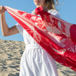 Petrusse Carre Cupro 130 - Aurora Rose