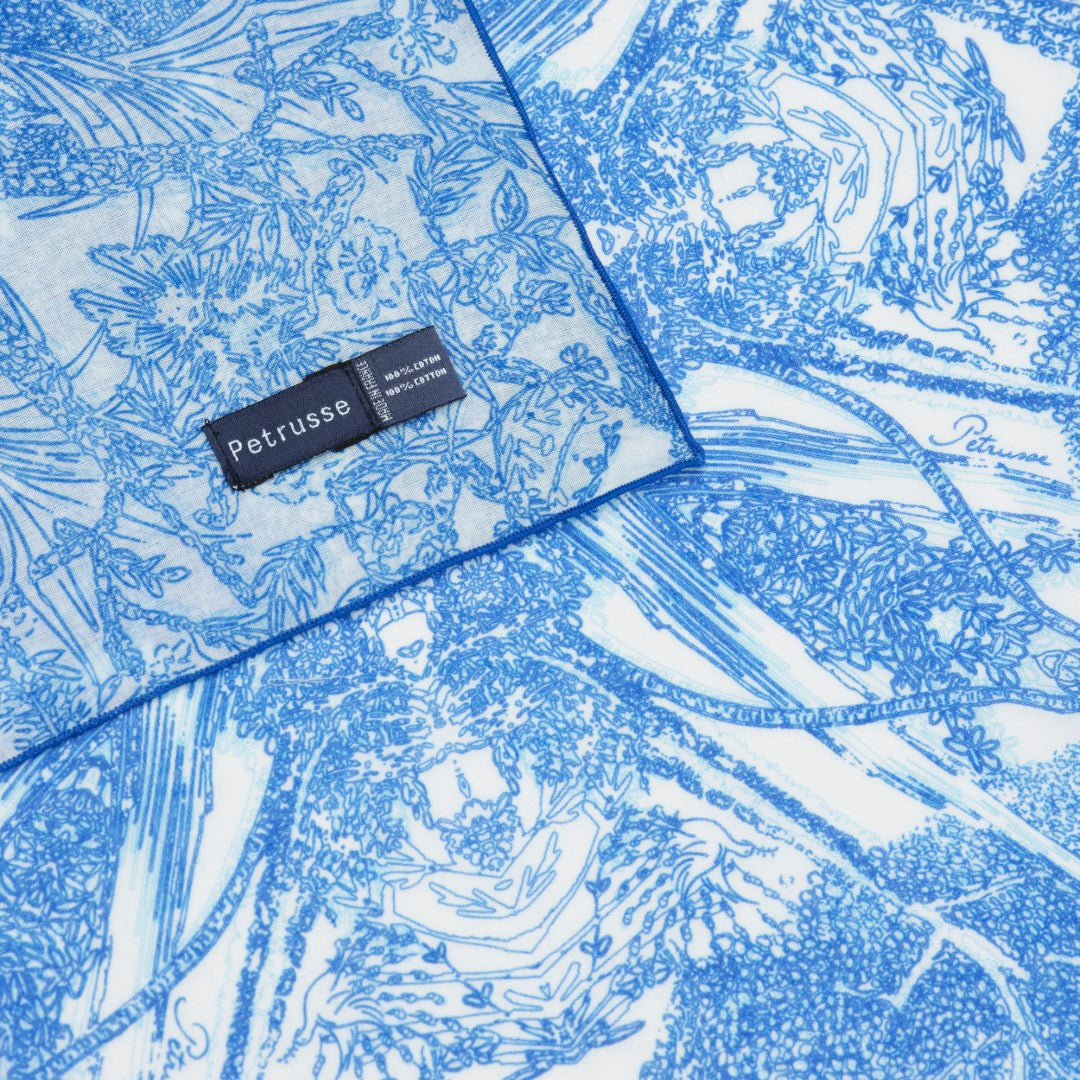 Petrusse Carre Coton 50 - Evanescent Bleu