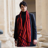 Echarpe Homme Bivouac Rouge