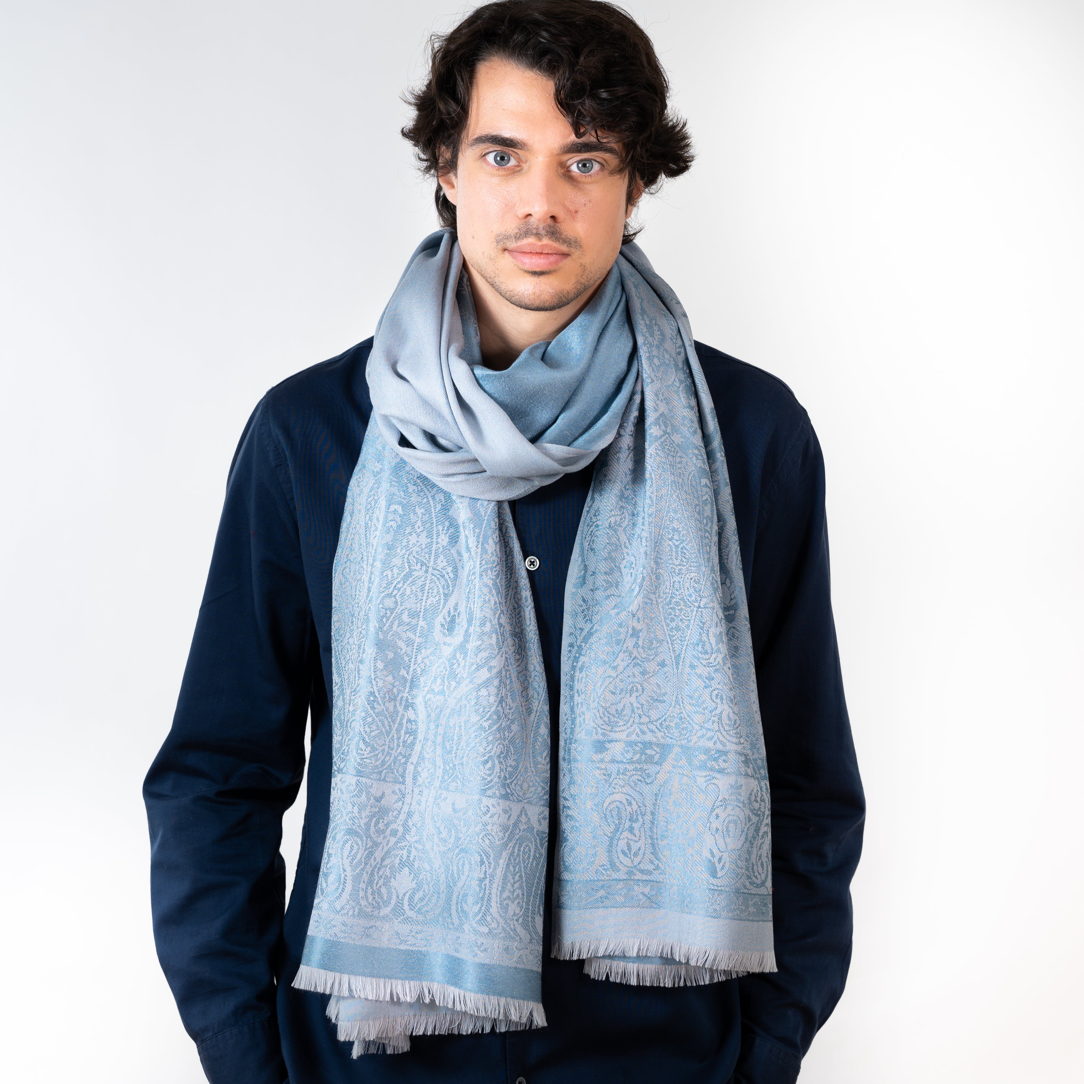 Petrusse Etole en Laine et Soie Palma Bleu Jean