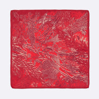 Pochette Eve soie Rouge