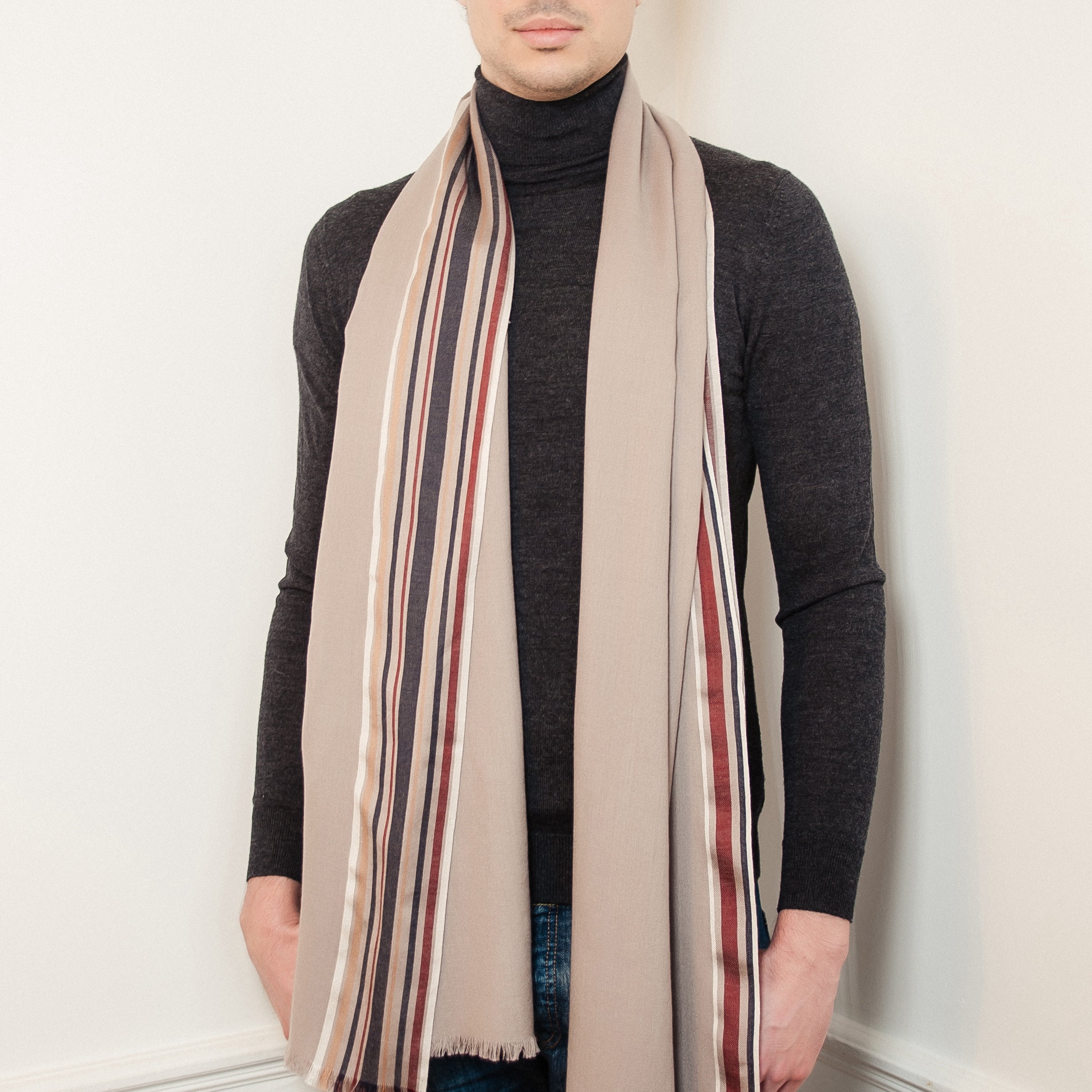 Petrusse Echarpe Homme - Meridien Beige