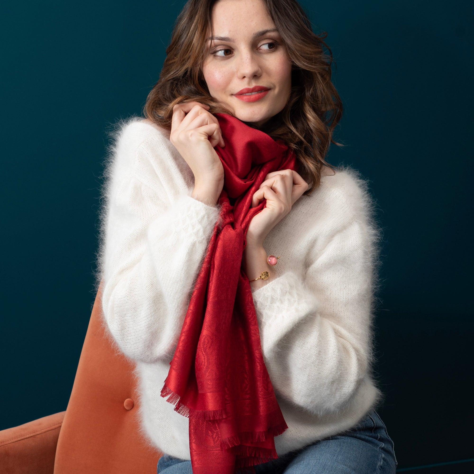 STOLE - PALMA RED