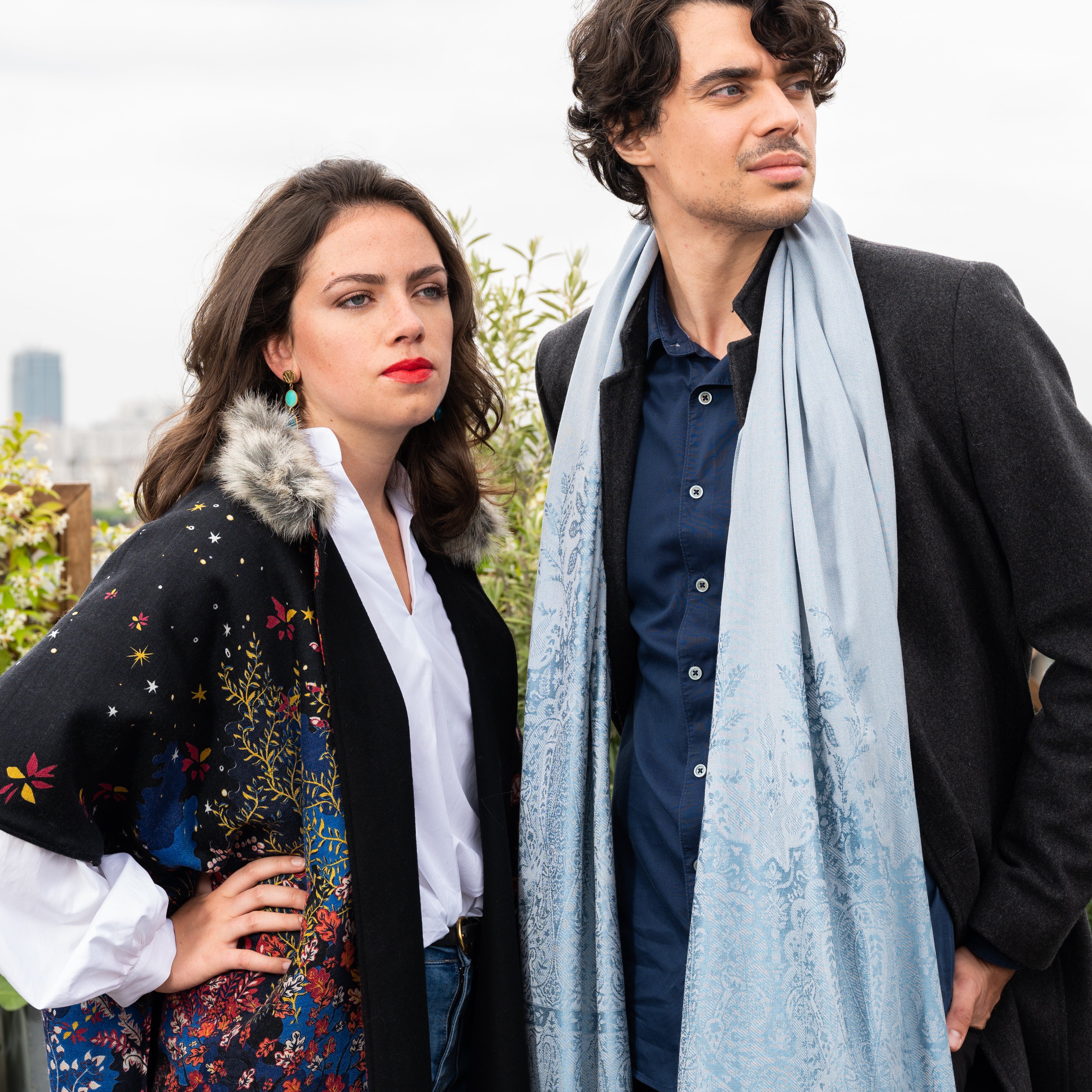 Petrusse Etole en Laine et Soie Palma Bleu Jean