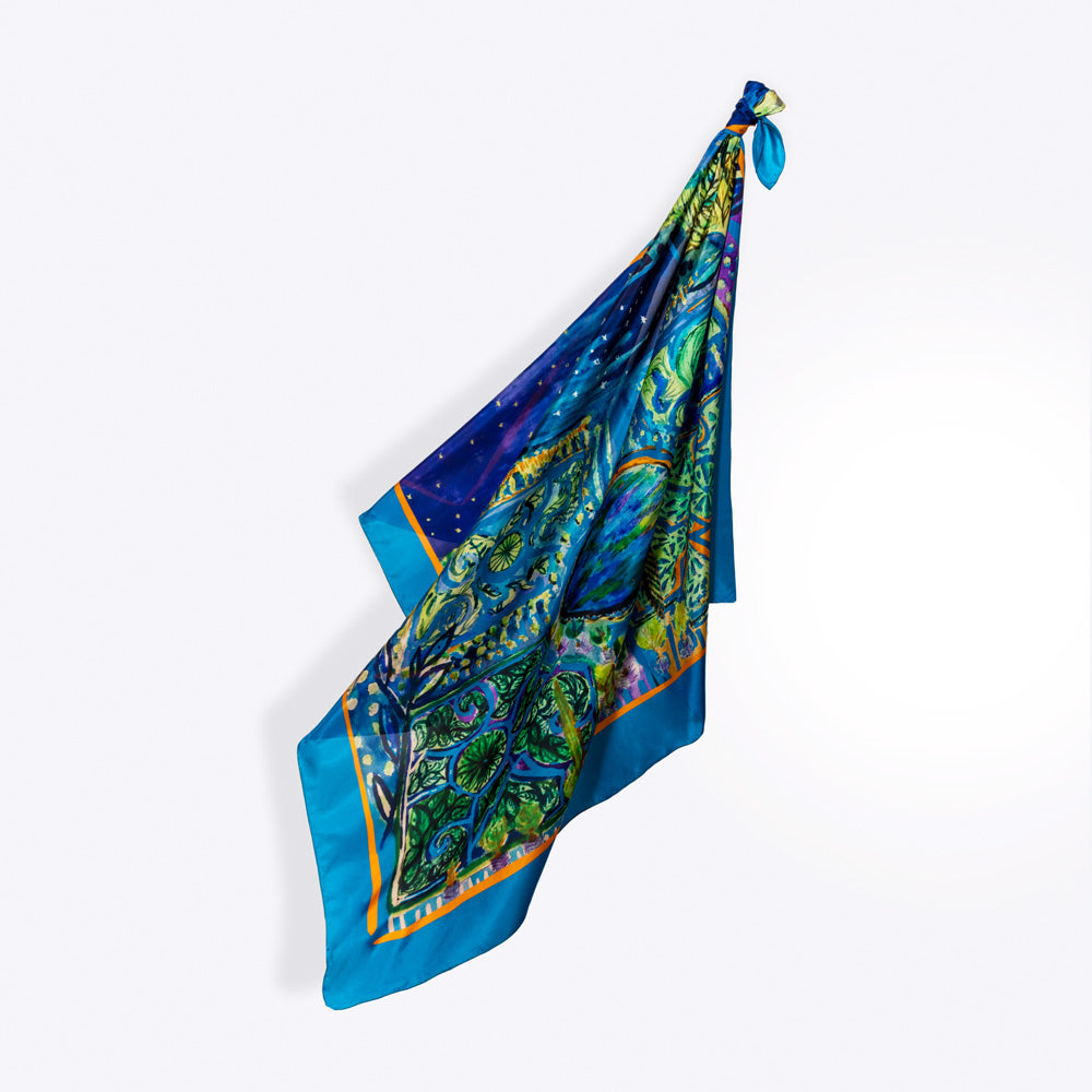 Petrusse Songe De Nuit - Carre De Soie 105X105 cm