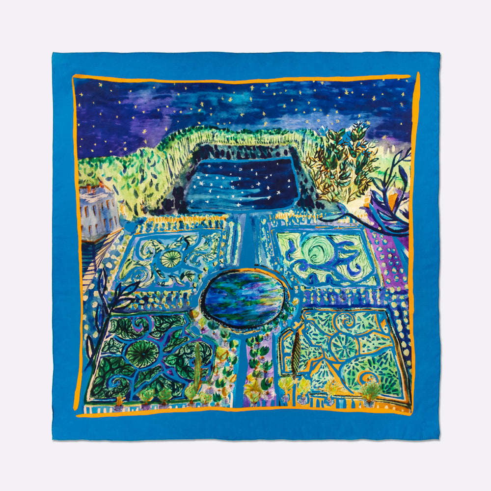 Petrusse Songe De Nuit - Carre De Soie 105X105 cm