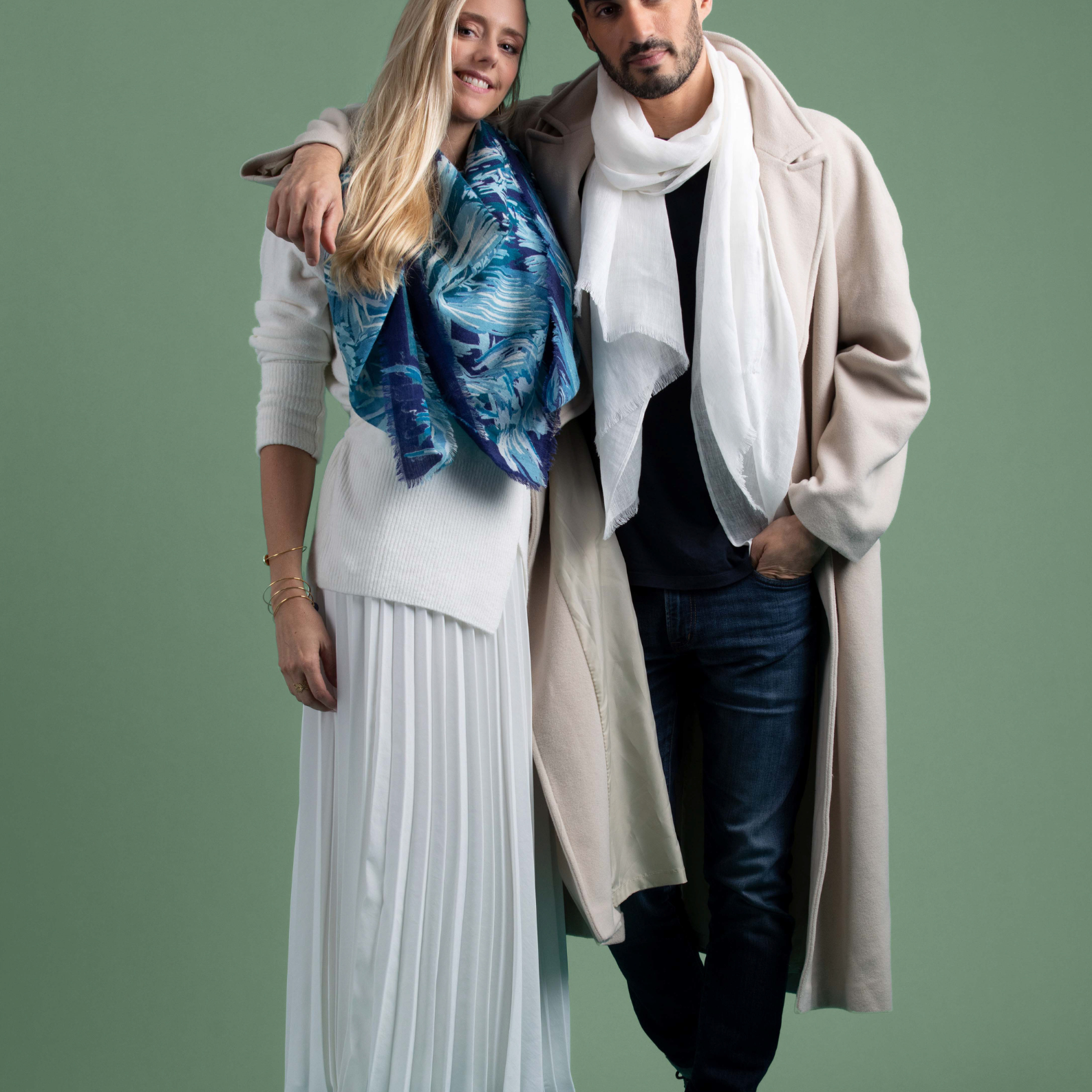 Petrusse Carre Laine 130 - Lena Bleu
