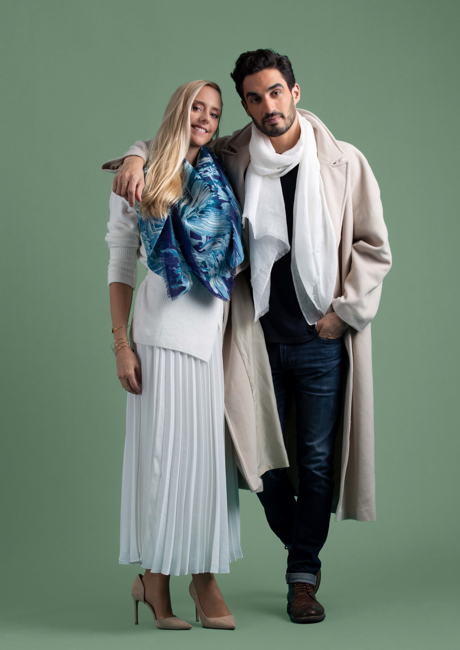 Petrusse Carre Laine 130 - Lena Bleu