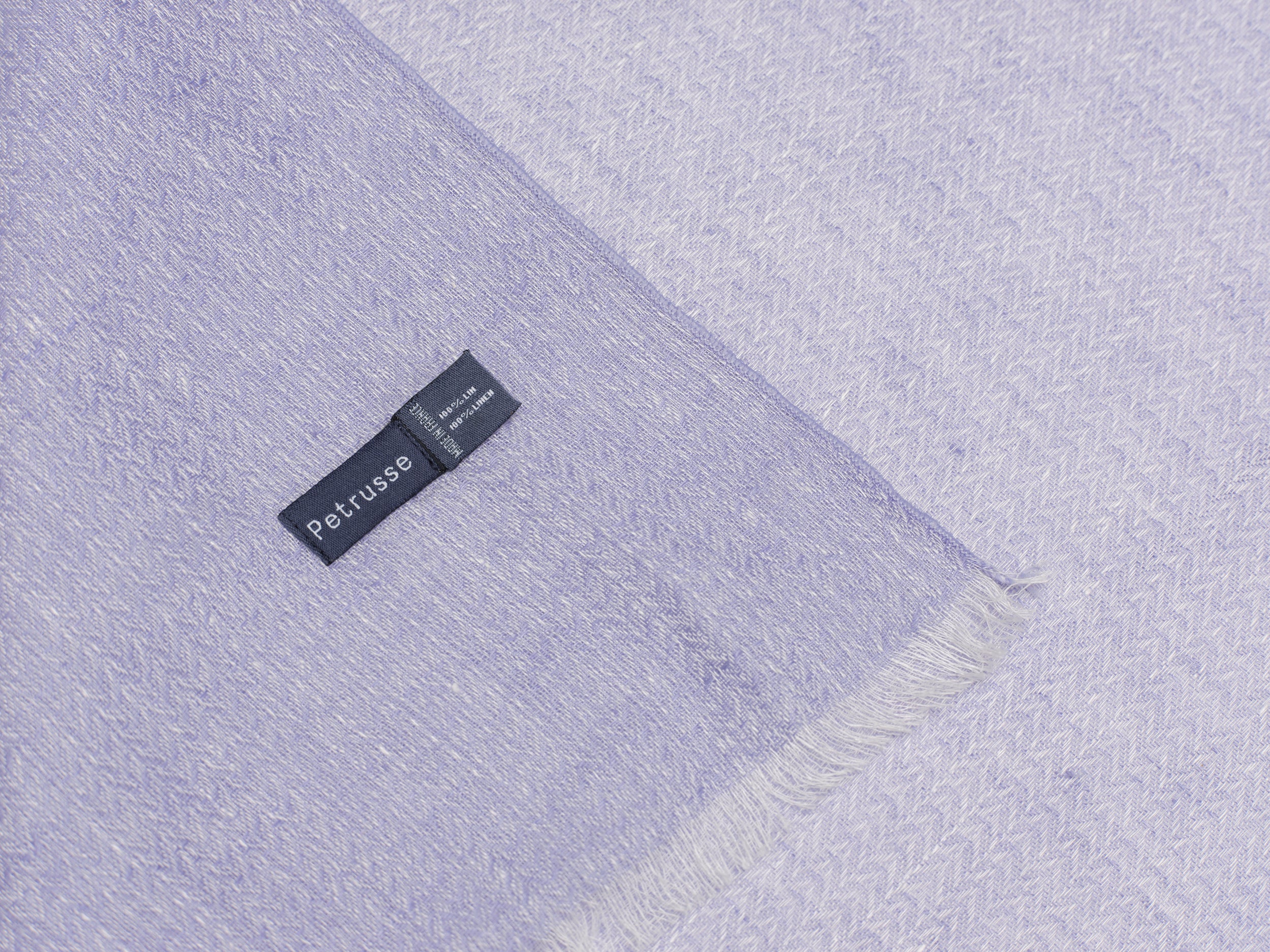 Écharpe En Lin Petrusse Uma Lilas - Made In France