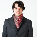 Carre En Cachemire Petrusse Homme - Zenith Rouge