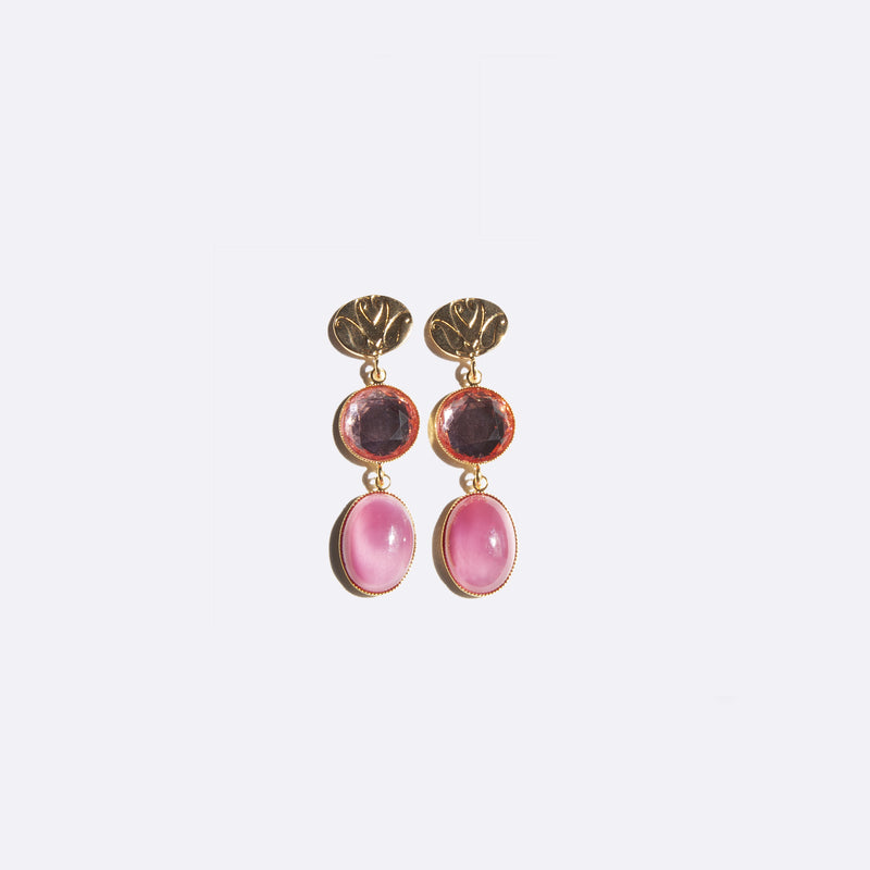 BOUCLES D'OREILLES JULIETTE - Rose