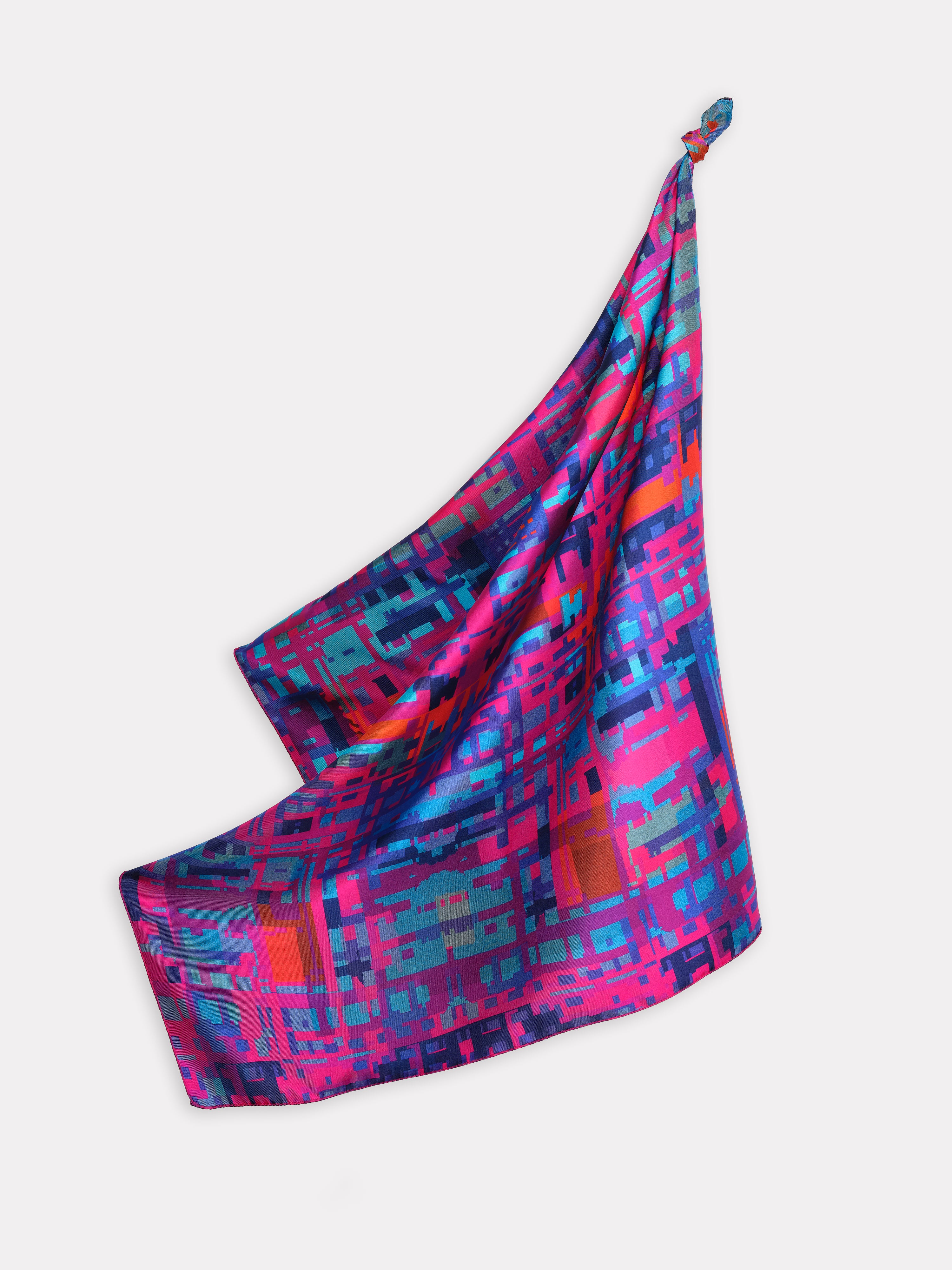 Petrusse Carre Soie 90 - Ariane Neon