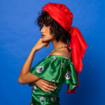 Écharpe En Laine Et Soie Petrusse Palma Coquelicot | L’Essential