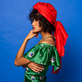 Écharpe En Laine Et Soie Petrusse Palma Coquelicot | L’Essential