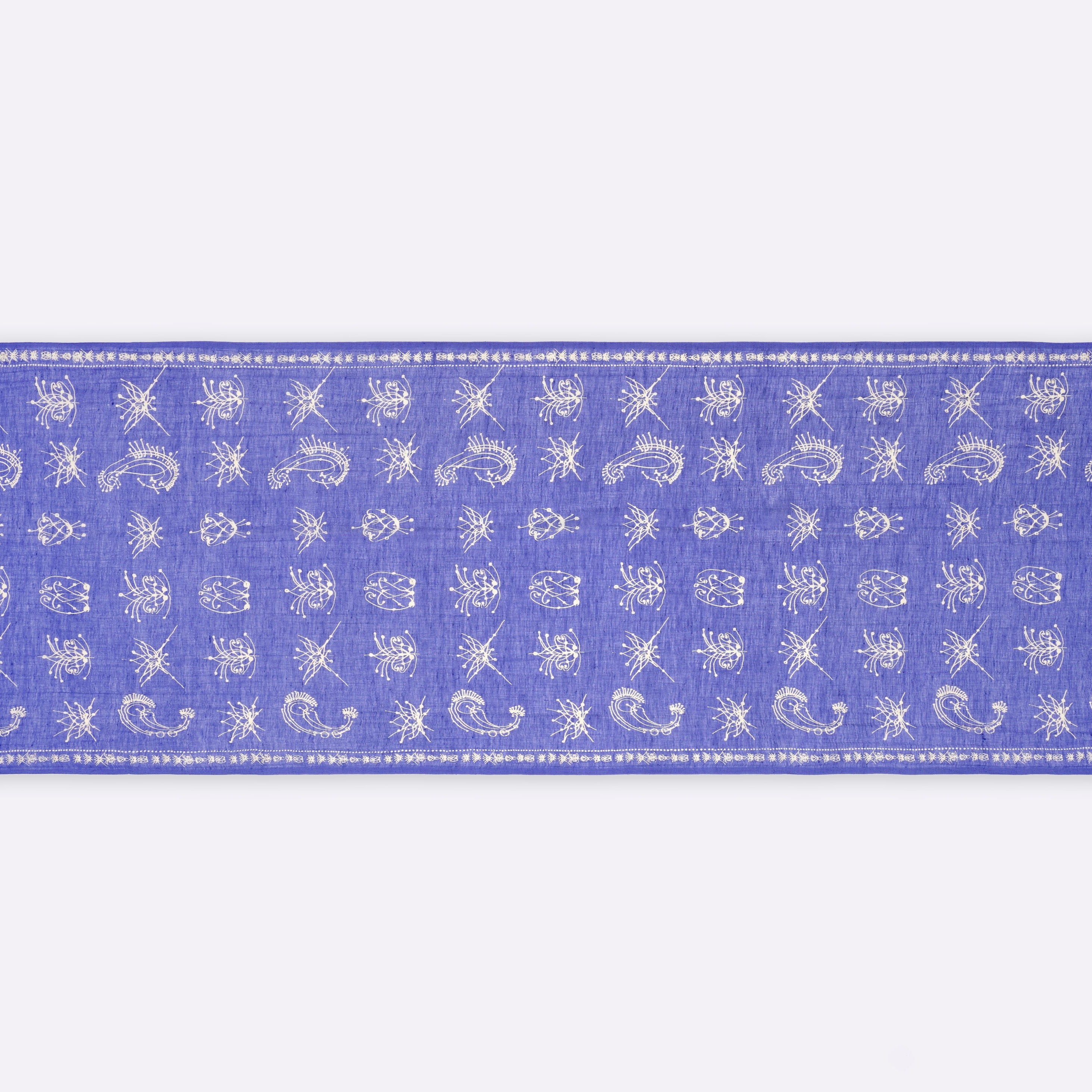 Écharpe en Lin Petrusse Anatole Violet pour Femme et Homme