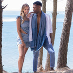 Écharpe En Laine Et Soie Petrusse Palma Dutch Blue| L’Essential