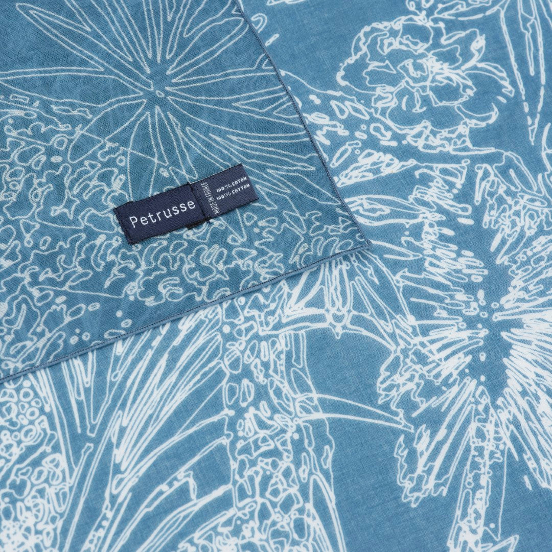 Petrusse Carre Coton 105 - Maya Celeste