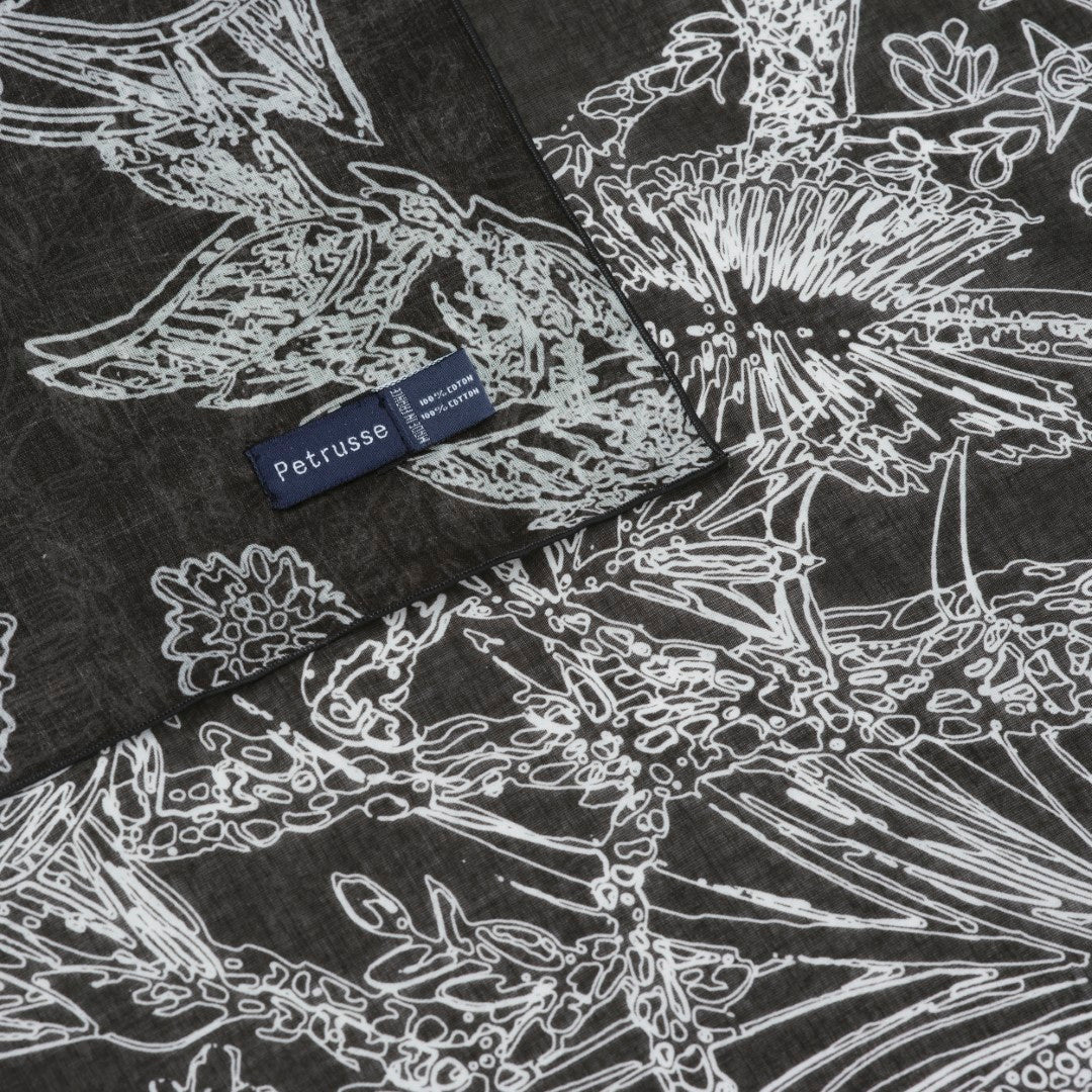 Petrusse Carre Coton 105 - Maya Noir