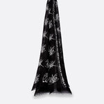 Écharpe En Lin Petrusse Anatole Anthracite Pour Femme Et Homme
