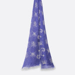 Écharpe en Lin Petrusse Anatole Violet pour Femme et Homme