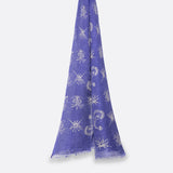 Écharpe en Lin Petrusse Anatole Violet pour Femme et Homme